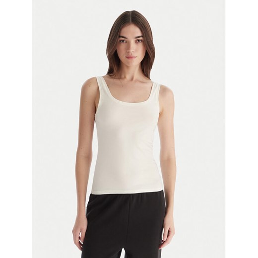 Hunkemöller Top Singlet 302723 Biały Slim Fit ze sklepu MODIVO w kategorii Bluzki damskie - zdjęcie 187359577