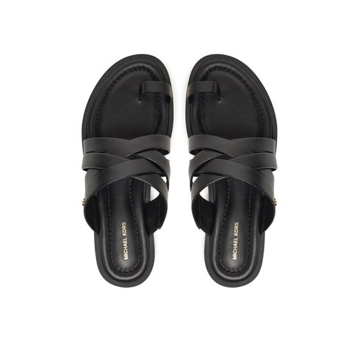 MICHAEL Michael Kors Japonki Nora 40S5NOFS1L Czarny ze sklepu MODIVO w kategorii Klapki damskie - zdjęcie 187359578