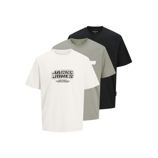 Jack & Jones Komplet t-shirtów 12284772 Kolorowy Regular Fit ze sklepu MODIVO w kategorii T-shirty męskie - zdjęcie 187359586
