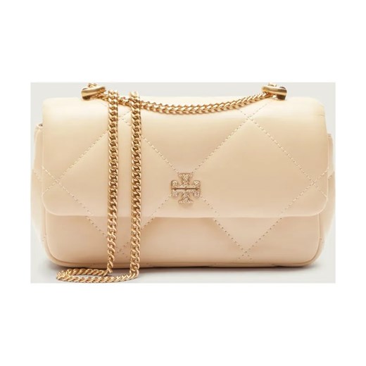 TORY BURCH Skórzana torebka na ramię Kira Diamond ze sklepu Gomez Fashion Store w kategorii Listonoszki - zdjęcie 187361386