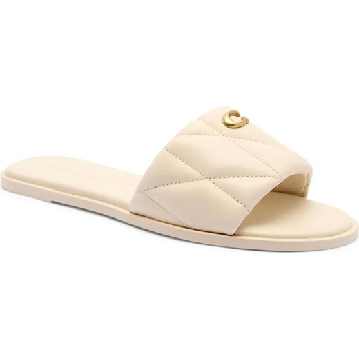 Coach Skórzane klapki HOLLY ze sklepu Gomez Fashion Store w kategorii Klapki damskie - zdjęcie 187361407