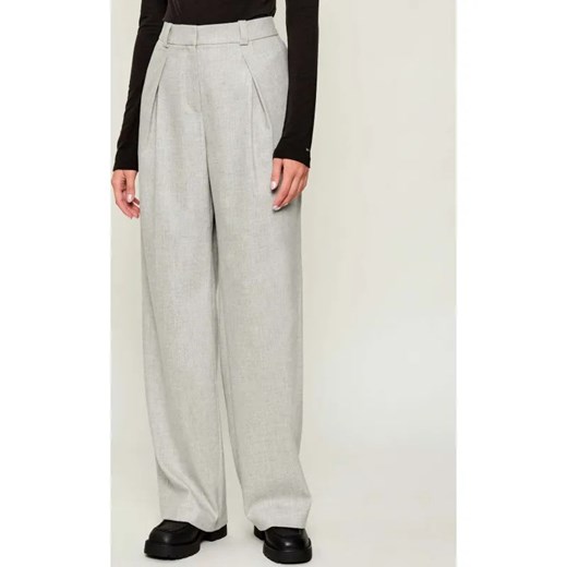 BOSS ORANGE Spodnie C_Taflong | Relaxed fit | z dodatkiem wełny ze sklepu Gomez Fashion Store w kategorii Spodnie damskie - zdjęcie 187362278