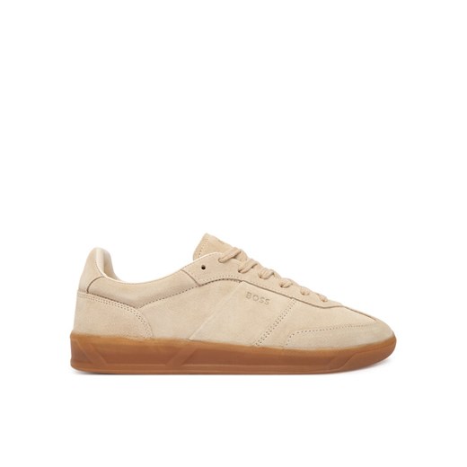 Sneakersy BOSS Brenta 50536645 Beżowy ze sklepu eobuwie.pl w kategorii Buty sportowe damskie - zdjęcie 187362439