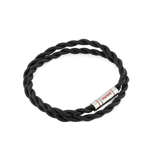 Bransoletka HUGO 50552596 Czarny ze sklepu eobuwie.pl w kategorii Bransoletki - zdjęcie 187362448