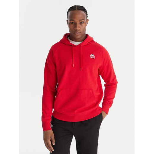 Kappa Bluza Authentic 321W7GW Czerwony Regular Fit ze sklepu MODIVO w kategorii Bluzy męskie - zdjęcie 187362627