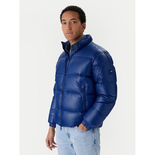 Tommy Hilfiger Kurtka puchowa MW0MW40617 Niebieski Regular Fit ze sklepu MODIVO w kategorii Kurtki męskie - zdjęcie 187362635