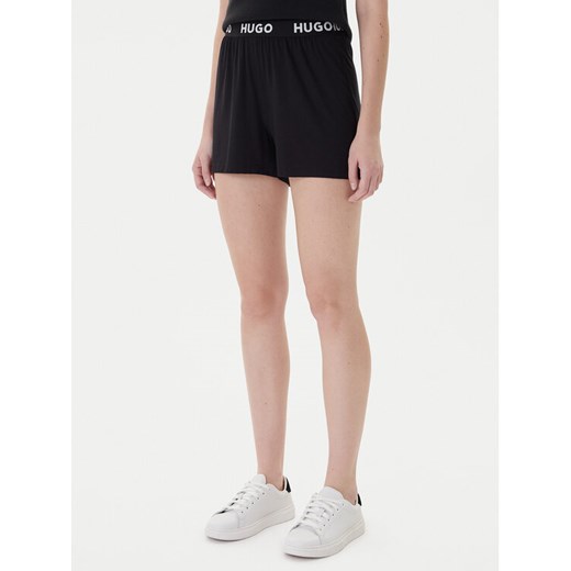 Hugo Szorty piżamowe Unite 50490704 Czarny Relaxed Fit ze sklepu MODIVO w kategorii Piżamy damskie - zdjęcie 187362645
