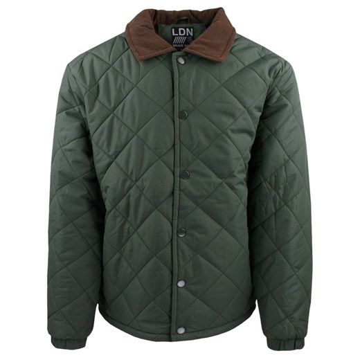 Przejściowa (Delikatnie Ocieplona) Kurtka Pikowana - Brave Soul - Ciemna Oliwka KUBRSAW25emmersonKHK ze sklepu JegoSzafa.pl w kategorii Kurtki męskie - zdjęcie 187363059