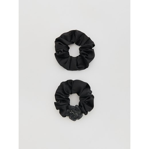 Reserved - Gumki do włosów 2 pack - czarny ze sklepu Reserved w kategorii Gumki do włosów - zdjęcie 187363937