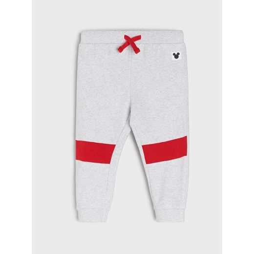 Sinsay - Komplet dresowy z nadrukiem Mickey Mouse - szary Sinsay 80 (9-12 m) Sinsay