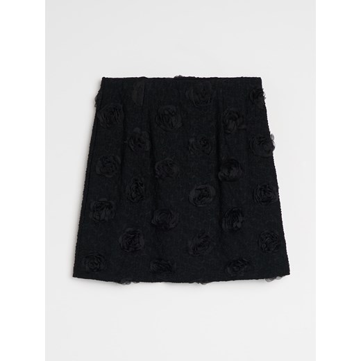 Sinsay - Spódnica mini - czarny Sinsay M Sinsay