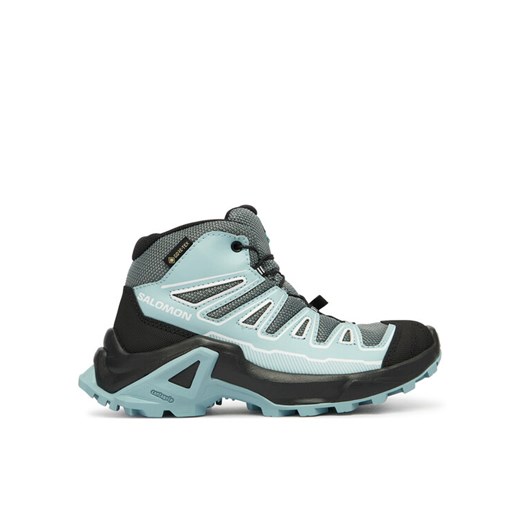 Trekkingi Salomon X Ultra Mid Gore-Tex L47746100 Zielony ze sklepu eobuwie.pl w kategorii Buty sportowe damskie - zdjęcie 187364726