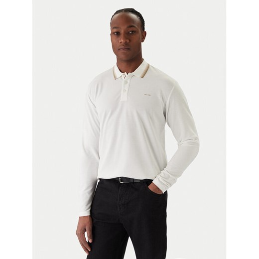 Jack & Jones Polo Blualves 12287520 Biały Regular Fit ze sklepu MODIVO w kategorii T-shirty męskie - zdjęcie 187365247