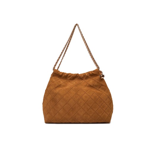 Tory Burch Torebka Fleming Suede 166064 Brązowy ze sklepu MODIVO w kategorii Torebki damskie - zdjęcie 187365249
