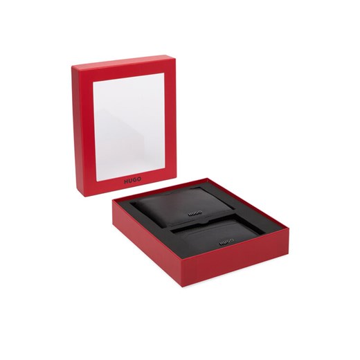 HUGO Zestaw upominkowy 50558556 Czarny ze sklepu MODIVO w kategorii Portfele męskie - zdjęcie 187365257