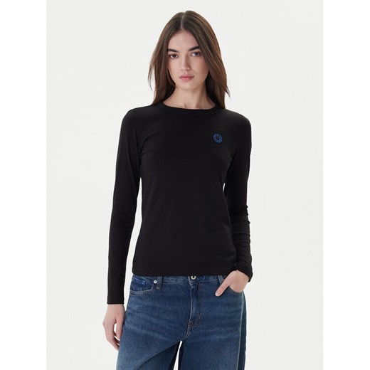 Hugo Bluzka Daliria_B 50520316 Czarny Regular Fit ze sklepu MODIVO w kategorii Bluzki damskie - zdjęcie 187365278