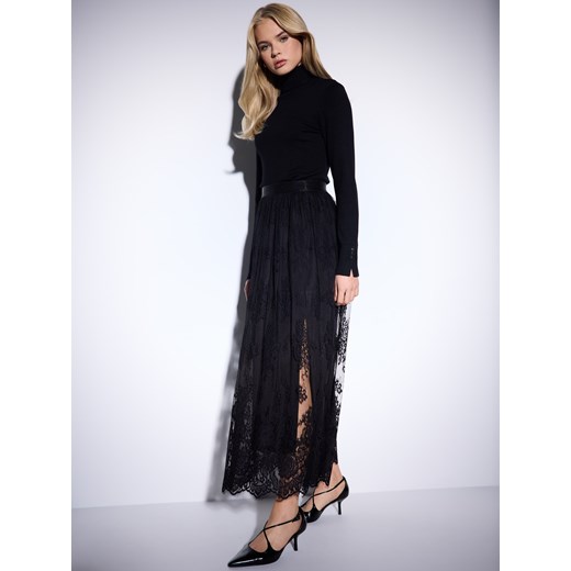Mohito - Koronkowa spódnica maxi - czarny ze sklepu Mohito w kategorii Spódnice - zdjęcie 187365985