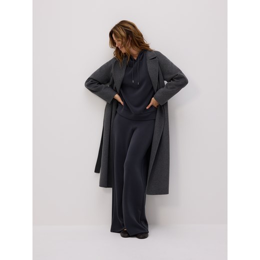 Reserved - Bluza z modalem - granatowy ze sklepu Reserved w kategorii Bluzy damskie - zdjęcie 187366335