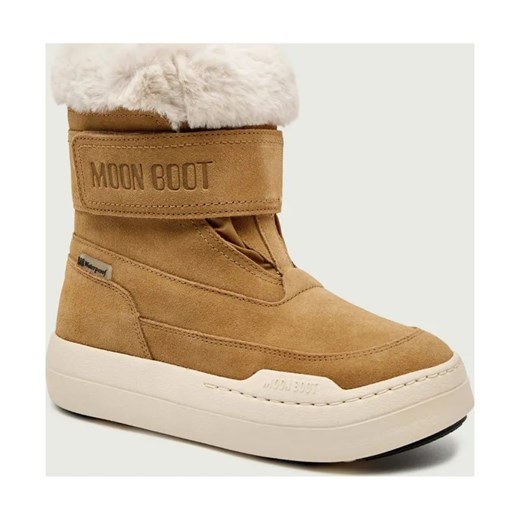 Moon Boot Śniegowce JR PARK STRAP |zamsz | shearling ze sklepu Gomez Fashion Store w kategorii Buty zimowe dziecięce - zdjęcie 187366549