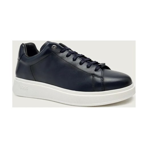 BOSS BLACK Skórzane sneakersy Bulton_Runn_buf ze sklepu Gomez Fashion Store w kategorii Buty sportowe męskie - zdjęcie 187366555