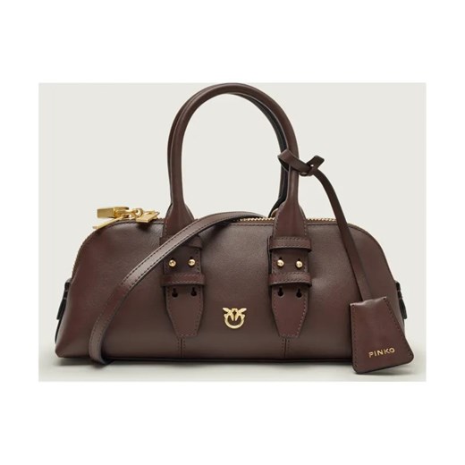 Pinko Skórzany kuferek BOWLING ze sklepu Gomez Fashion Store w kategorii Kuferki - zdjęcie 187366579