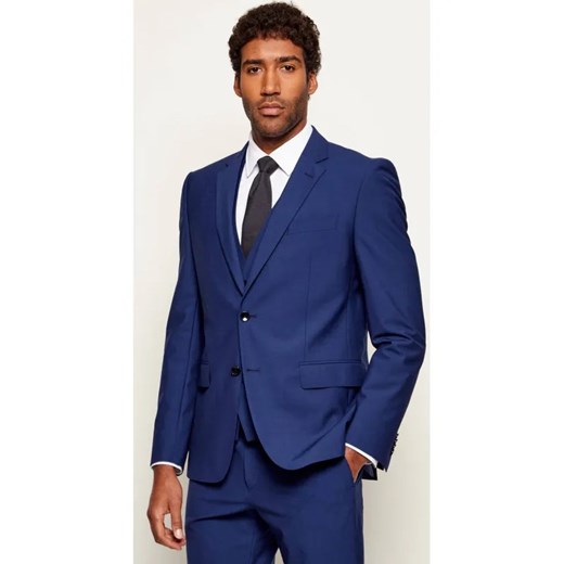 BOSS BLACK Wełniana marynarka H-Huge-MM | Slim Fit ze sklepu Gomez Fashion Store w kategorii Marynarki męskie - zdjęcie 187366599