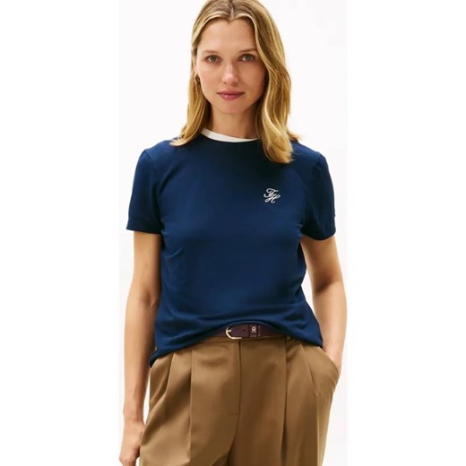 Tommy Hilfiger T-shirt | Regular Fit ze sklepu Gomez Fashion Store w kategorii Bluzki damskie - zdjęcie 187366608