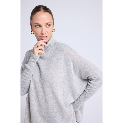 Maison Héritage Cashmere Kaszmirowy golf w kolorze szarym Maison Héritage Cashmere L/XL okazja Limango Polska