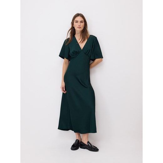 Reserved - Sukienka maxi - ciemnozielony ze sklepu Reserved w kategorii Sukienki - zdjęcie 187368479