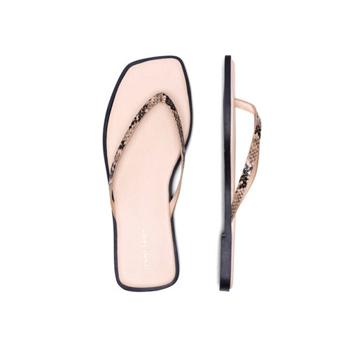 Japonki Jenny Fairy WYL0710-5 Beżowy ze sklepu eobuwie.pl w kategorii Klapki damskie - zdjęcie 187368946