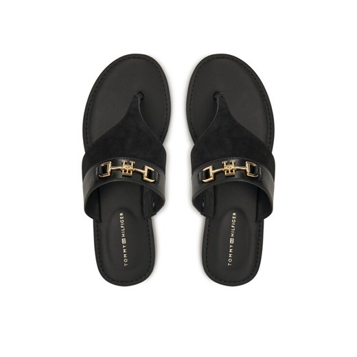 Japonki Tommy Hilfiger FW0FW08506 Czarny ze sklepu eobuwie.pl w kategorii Klapki damskie - zdjęcie 187368955