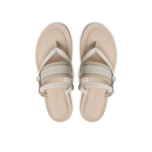 Japonki Tommy Hilfiger Th Webbing Mule Sandal FW0FW07275 Biały ze sklepu eobuwie.pl w kategorii Klapki damskie - zdjęcie 187368967
