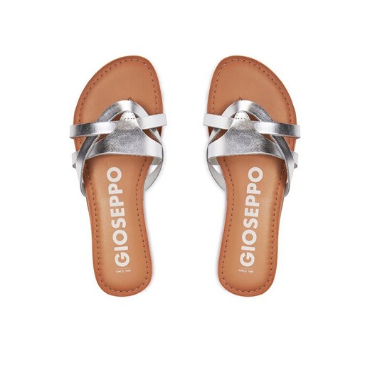 Japonki Gioseppo Cayuse 72002-P Srebrny ze sklepu eobuwie.pl w kategorii Klapki damskie - zdjęcie 187368969