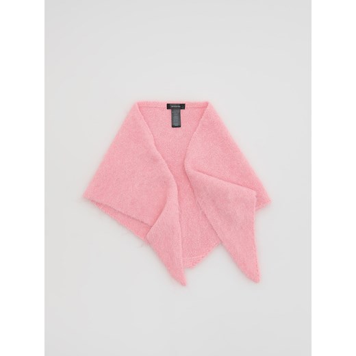 Reserved - Trójkątna chusta - pastelowy róż Reserved ONE SIZE Reserved