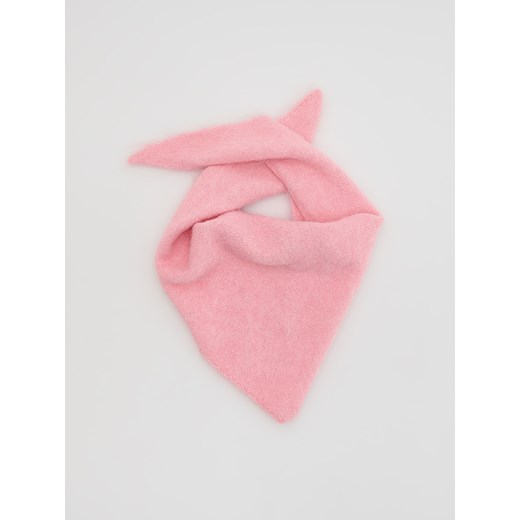 Reserved - Trójkątna chusta - pastelowy róż Reserved ONE SIZE Reserved