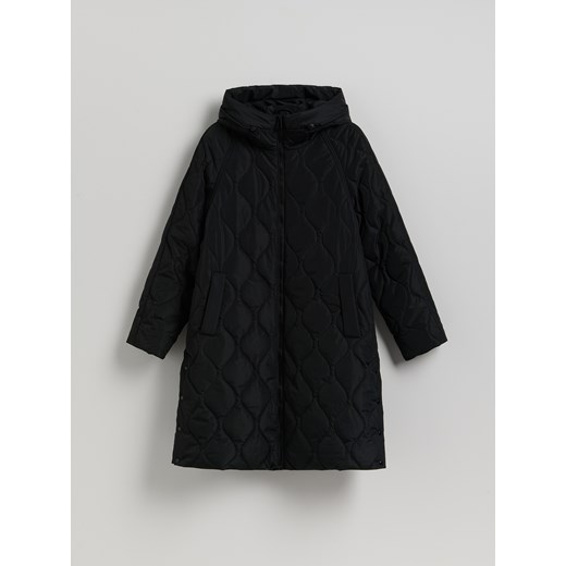 Reserved - Pikowana kurtka - czarny ze sklepu Reserved w kategorii Płaszcze damskie - zdjęcie 187369955