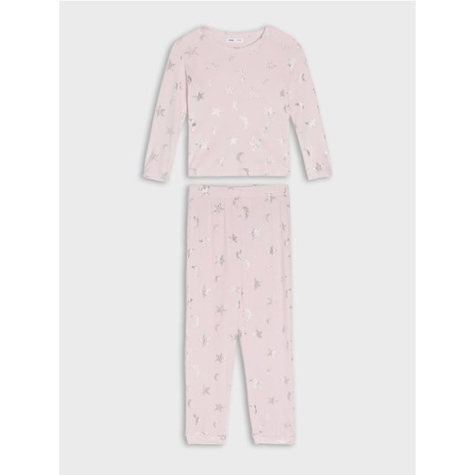 Sinsay - Piżama dwuczęściowa ze wzorem - różowy ze sklepu Sinsay w kategorii Piżamy dziecięce - zdjęcie 187370306