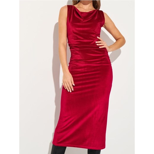Sinsay - Sukienka maxi syrenka - czerwony ze sklepu Sinsay w kategorii Sukienki - zdjęcie 187370348