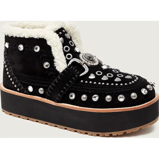 Kurt Geiger Śniegowce MANSION | zamsz | shearling ze sklepu Gomez Fashion Store w kategorii Śniegowce damskie - zdjęcie 187370856