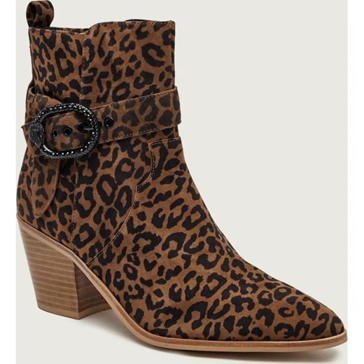 Kurt Geiger Kowbojki MAYFAIR | zamsz ze sklepu Gomez Fashion Store w kategorii Botki - zdjęcie 187370858
