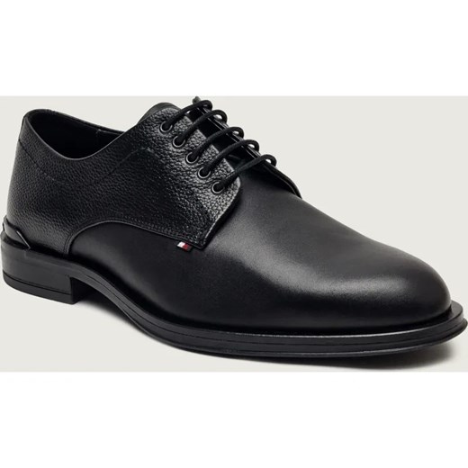 Tommy Hilfiger Skórzane derby CORPORATE ze sklepu Gomez Fashion Store w kategorii Buty eleganckie męskie - zdjęcie 187370896