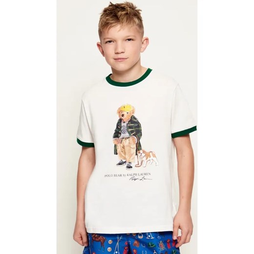 POLO RALPH LAUREN T-shirt | Regular Fit ze sklepu Gomez Fashion Store w kategorii T-shirty chłopięce - zdjęcie 187370917