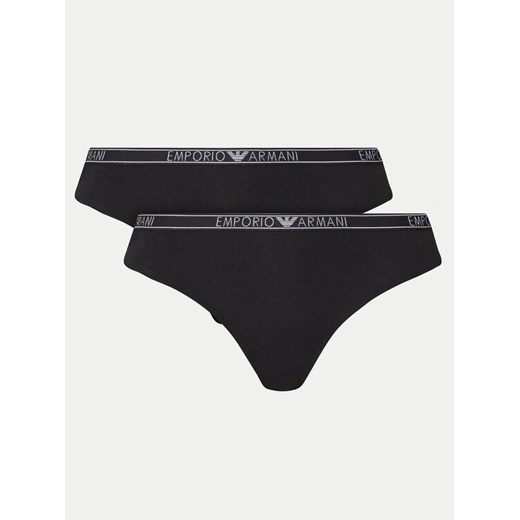 Emporio Armani Underwear Komplet fig brazylijskich 164752 4F223 00020 Czarny ze sklepu MODIVO w kategorii Majtki damskie - zdjęcie 187370937