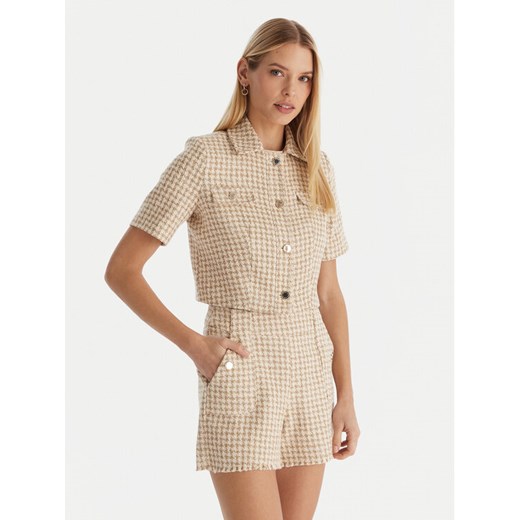 Morgan Bluzka 252-VENU.F Beżowy Regular Fit ze sklepu MODIVO w kategorii Bluzki damskie - zdjęcie 187370945