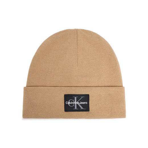 Calvin Klein Czapka K50K512455 Beżowy ze sklepu MODIVO w kategorii Czapki zimowe męskie - zdjęcie 187370946