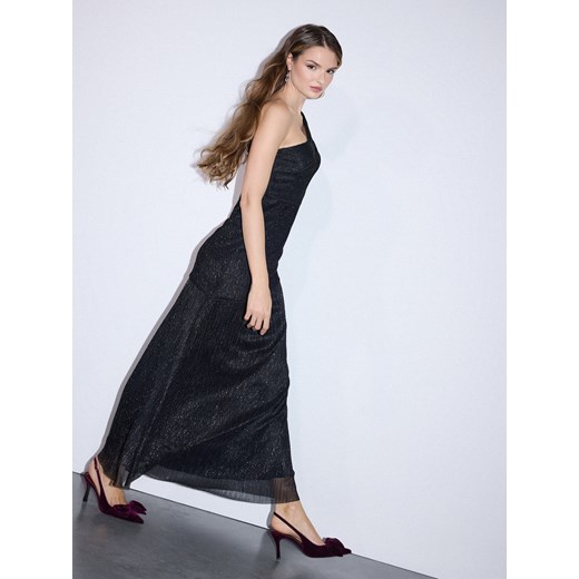 Mohito - Sukienka maxi na jedno ramię - czarny ze sklepu Mohito w kategorii Sukienki - zdjęcie 187371175