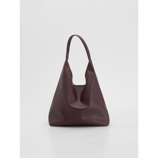 Reserved - Torebka hobo - mahoniowy ze sklepu Reserved w kategorii Torebki hobo - zdjęcie 187371385