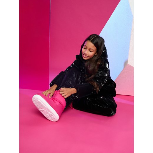 Sinsay - Śniegowce z ocieplanym futerkiem - różowy Sinsay 36 Sinsay