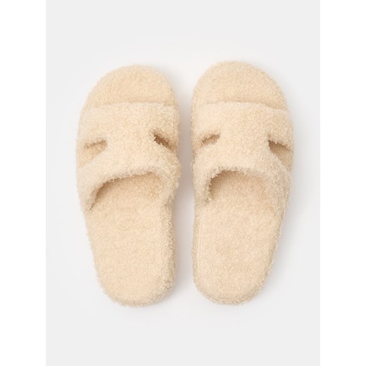 Sinsay - Kapcie wsuwane - beżowy Sinsay 36/37 Sinsay