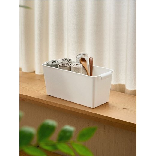 Sinsay - Pudełko do przechowywania z uchwytem - biały ze sklepu Sinsay w kategorii Pudełka i pojemniki - zdjęcie 187371786